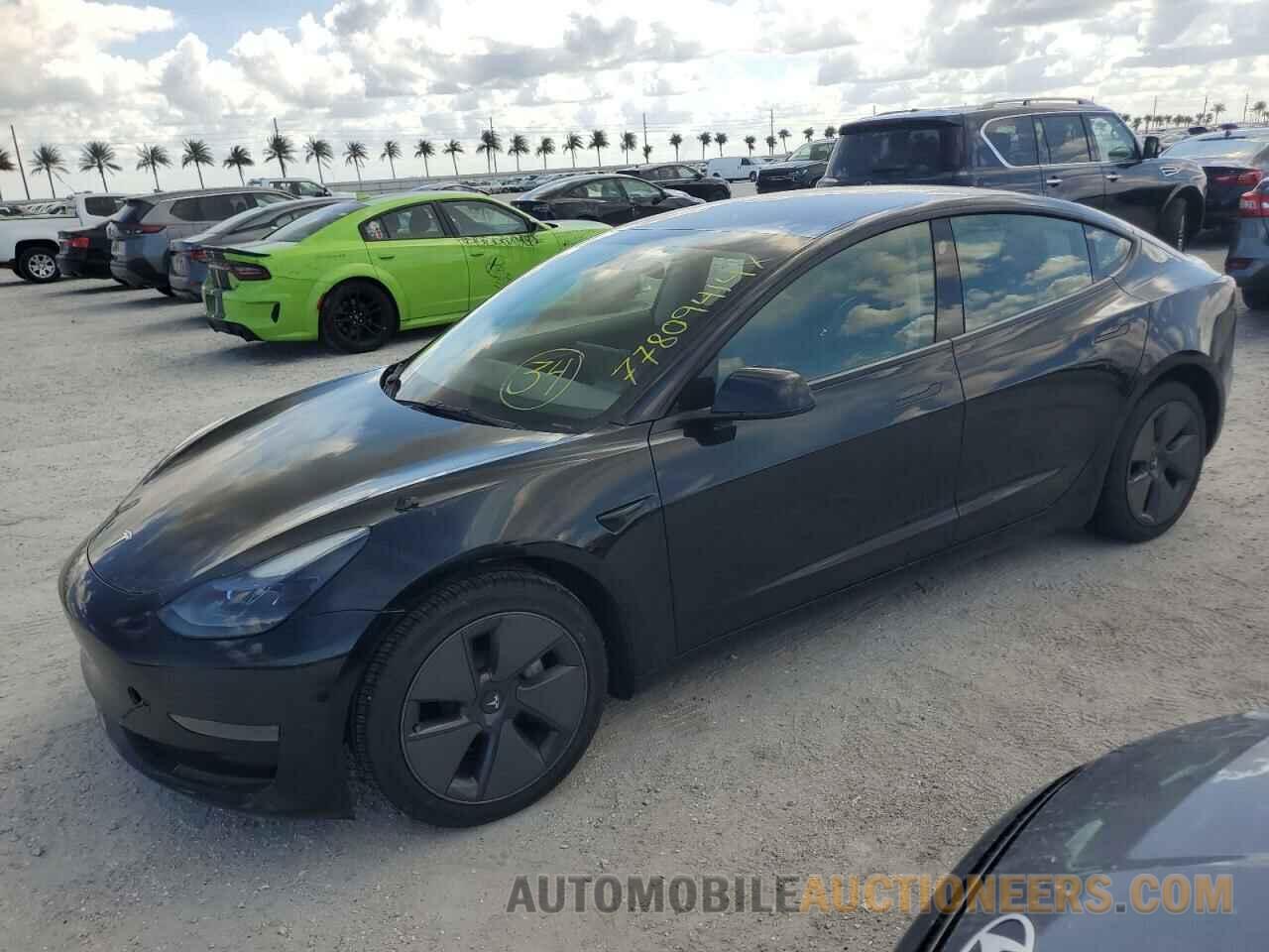 5YJ3E1EA7PF437642 TESLA MODEL 3 2023