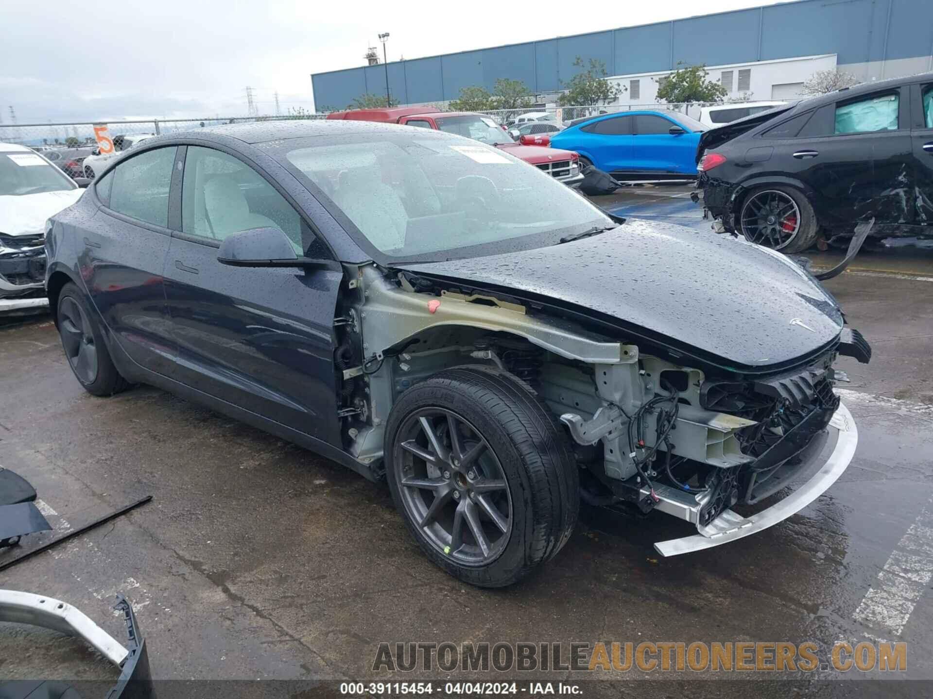 5YJ3E1EA7PF455168 TESLA MODEL 3 2023