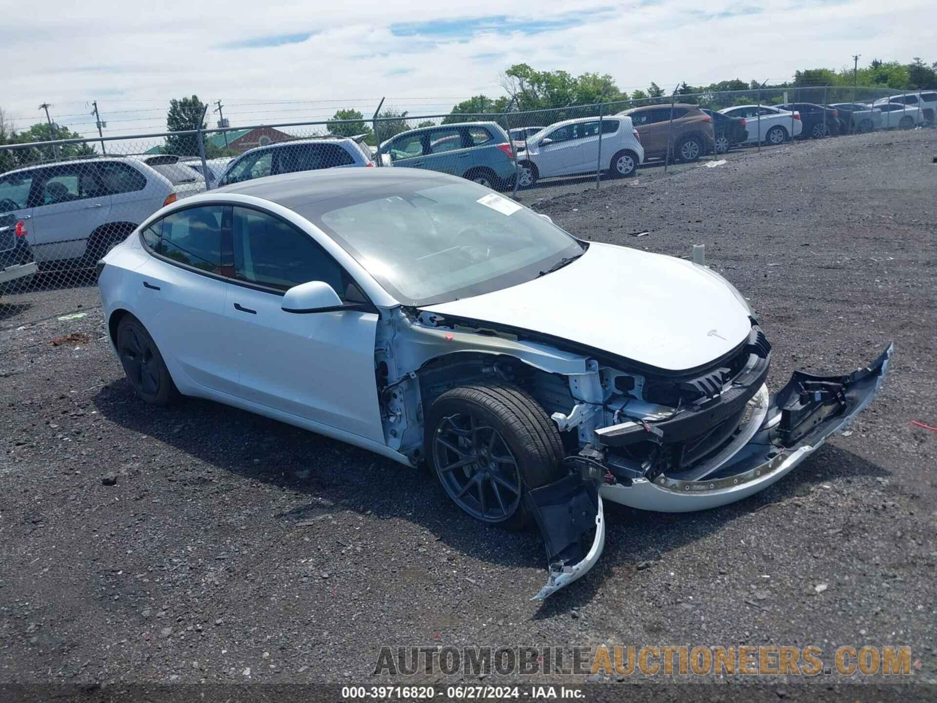 5YJ3E1EA7PF475467 TESLA MODEL 3 2023