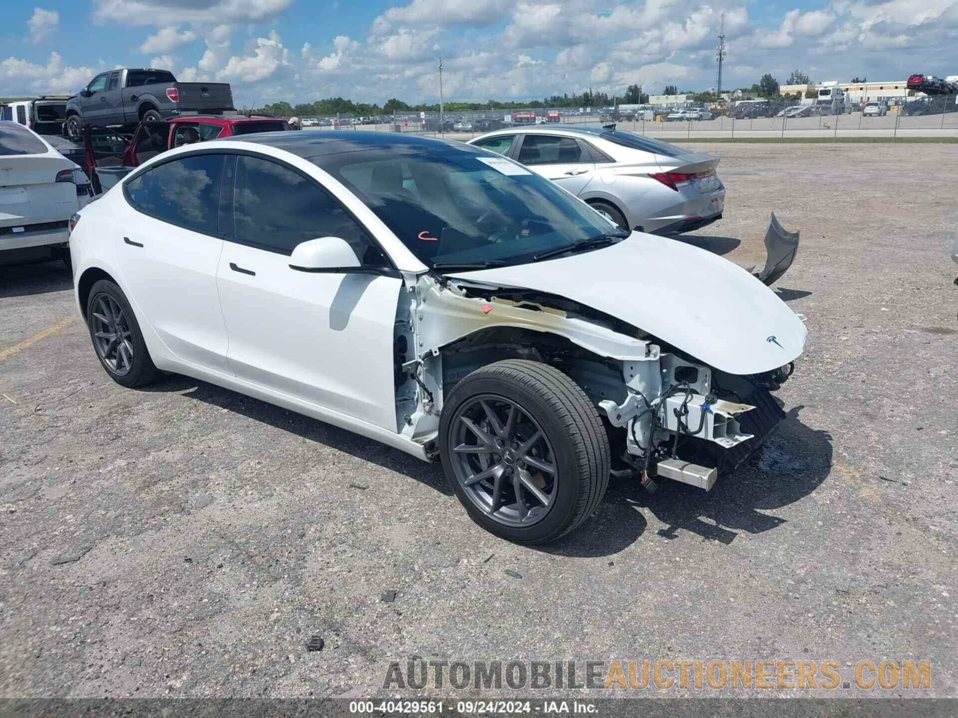 5YJ3E1EA7PF564407 TESLA MODEL 3 2023