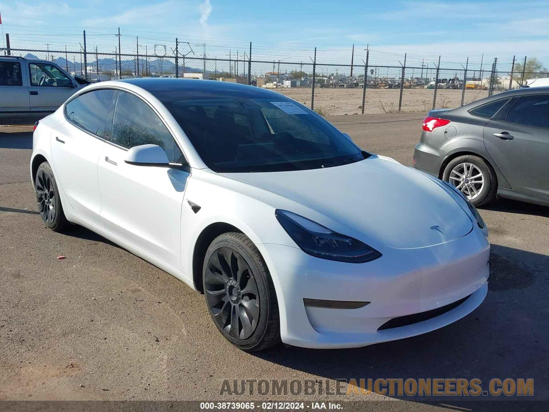 5YJ3E1EA7PF606686 TESLA MODEL 3 2023