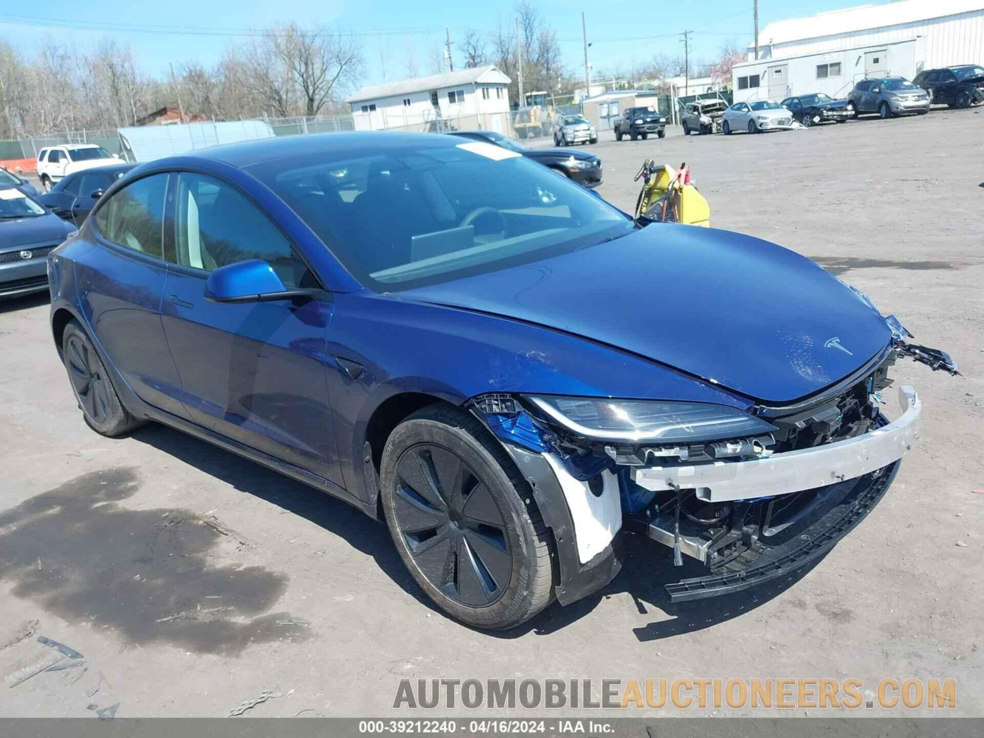 5YJ3E1EA7RF728452 TESLA MODEL 3 2024