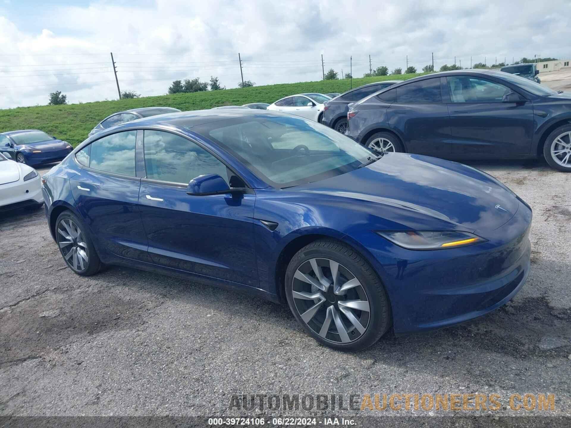 5YJ3E1EA7RF751553 TESLA MODEL 3 2024