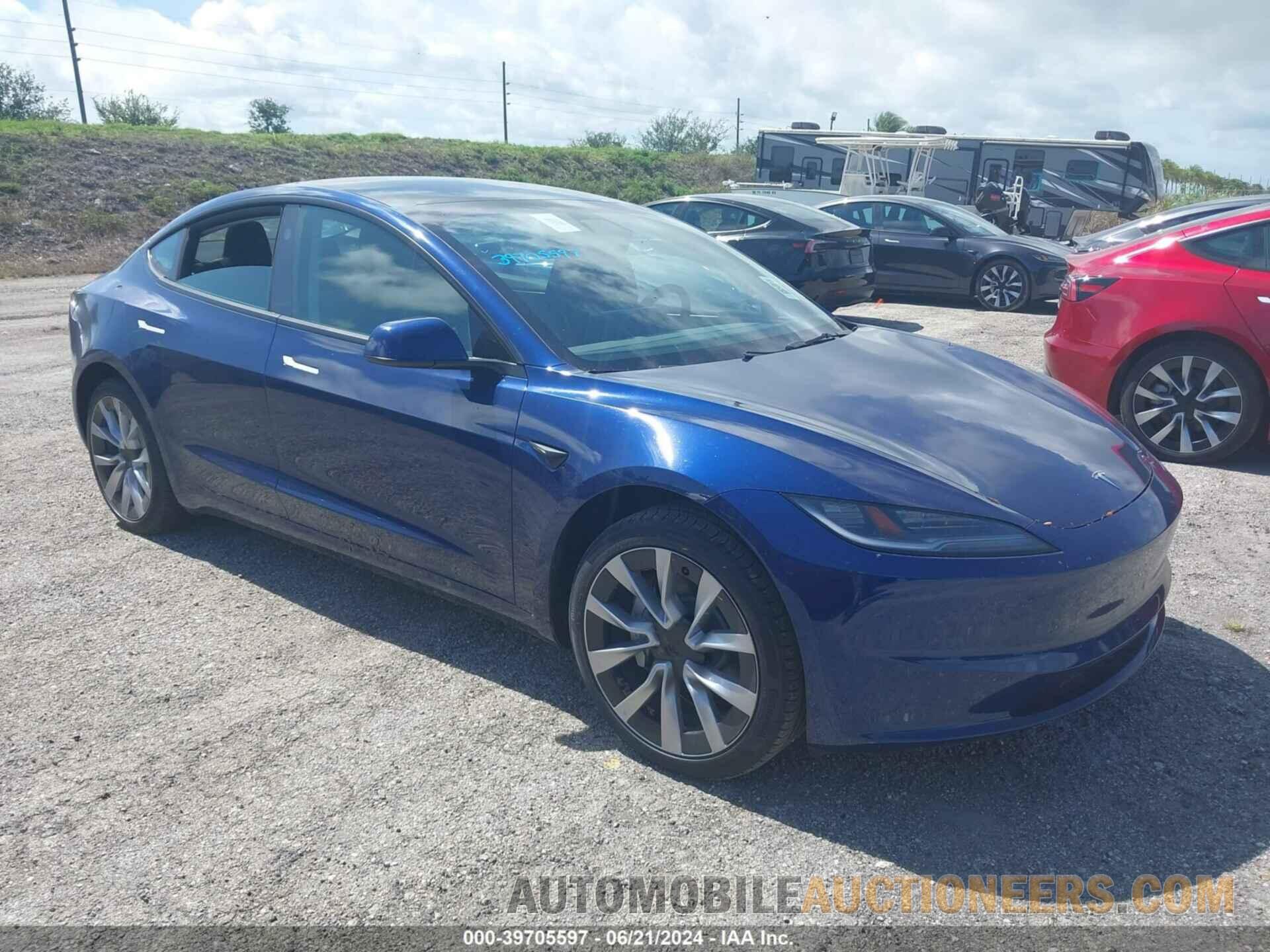 5YJ3E1EA7RF765503 TESLA MODEL 3 2024