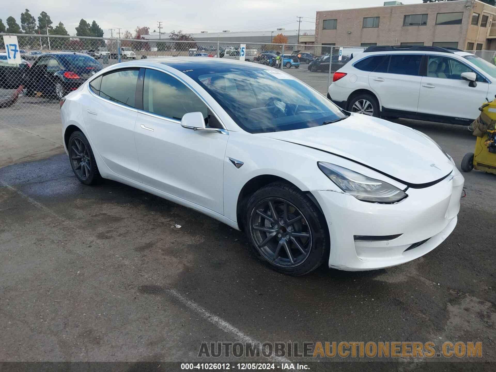 5YJ3E1EA8KF401595 TESLA MODEL 3 2019