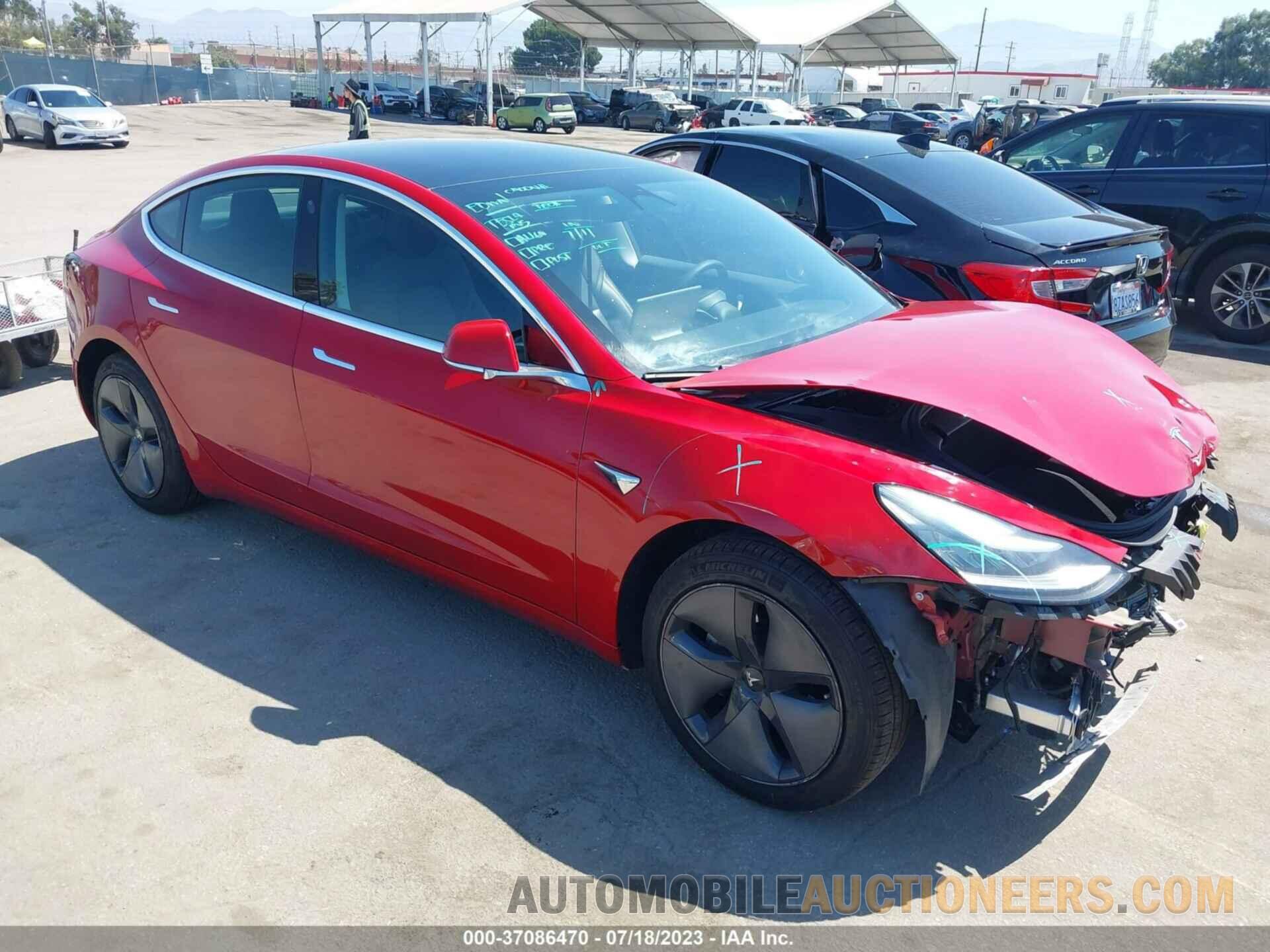 5YJ3E1EA8KF411625 TESLA MODEL 3 2019