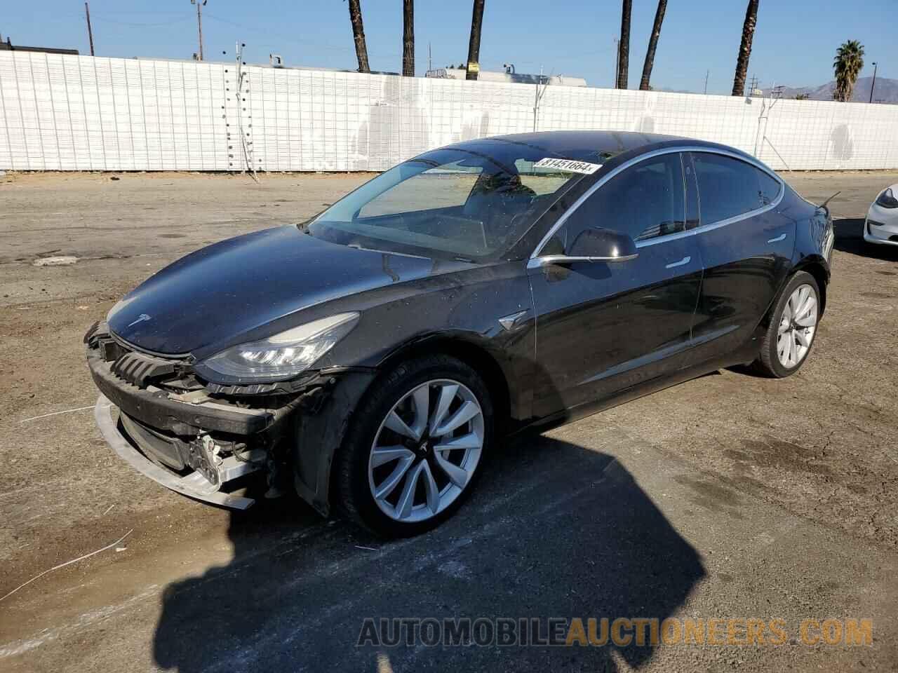 5YJ3E1EA8KF425332 TESLA MODEL 3 2019