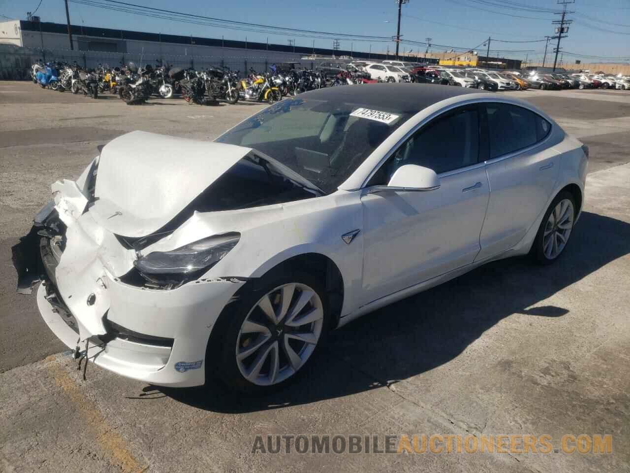 5YJ3E1EA8KF431261 TESLA MODEL 3 2019