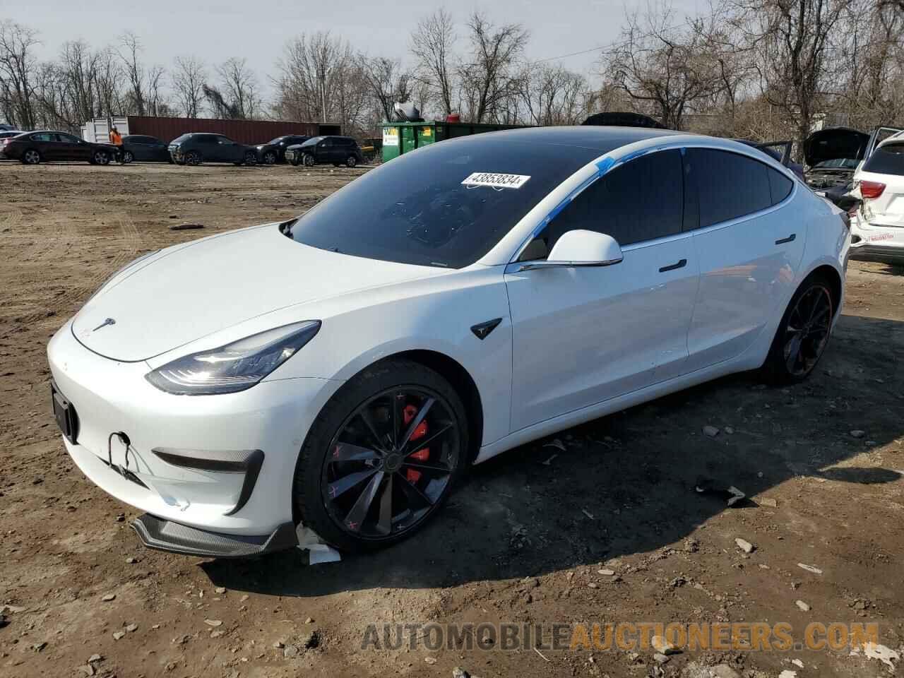 5YJ3E1EA8KF483456 TESLA MODEL 3 2019