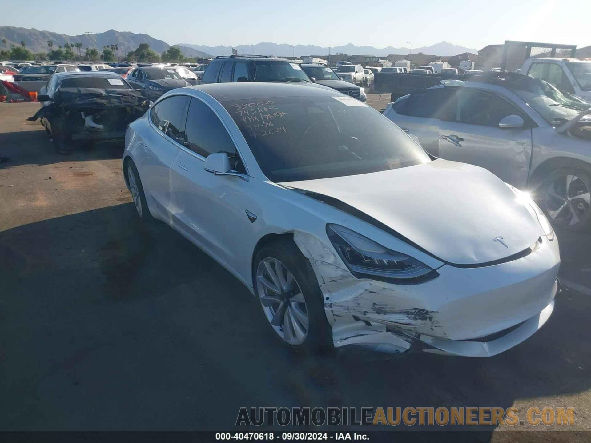 5YJ3E1EA8LF745882 TESLA MODEL 3 2020