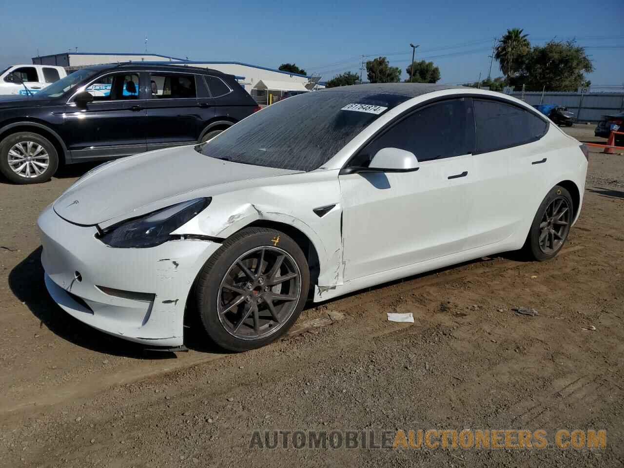 5YJ3E1EA8MF001197 TESLA MODEL 3 2021