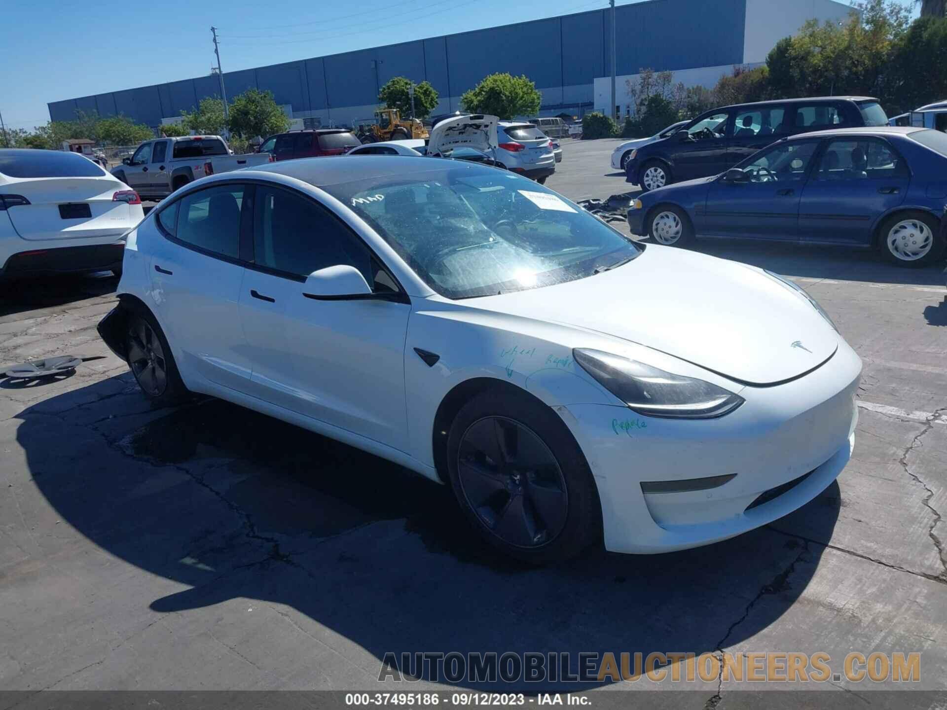 5YJ3E1EA8MF003502 TESLA MODEL 3 2021