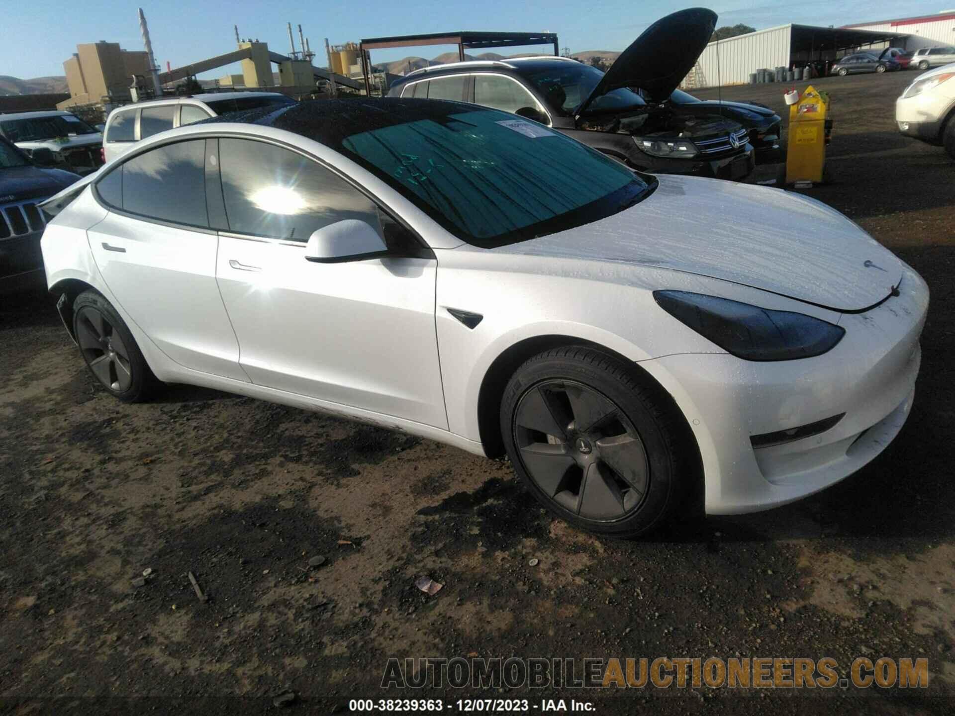 5YJ3E1EA8MF006559 TESLA MODEL 3 2021