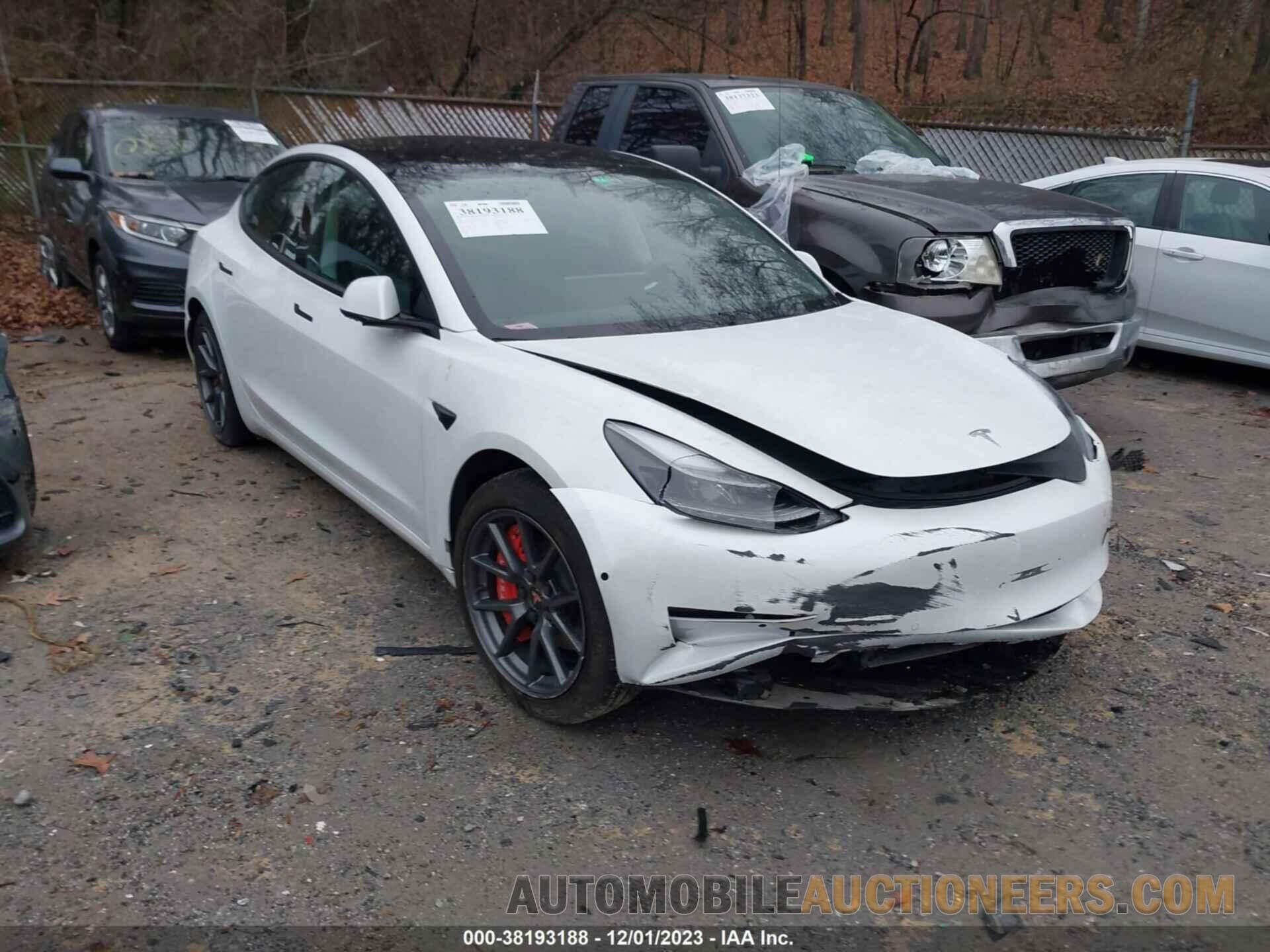 5YJ3E1EA8MF014726 TESLA MODEL 3 2021