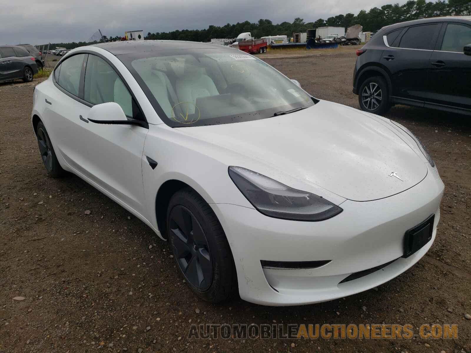 5YJ3E1EA8MF030036 TESLA MODEL 3 2021