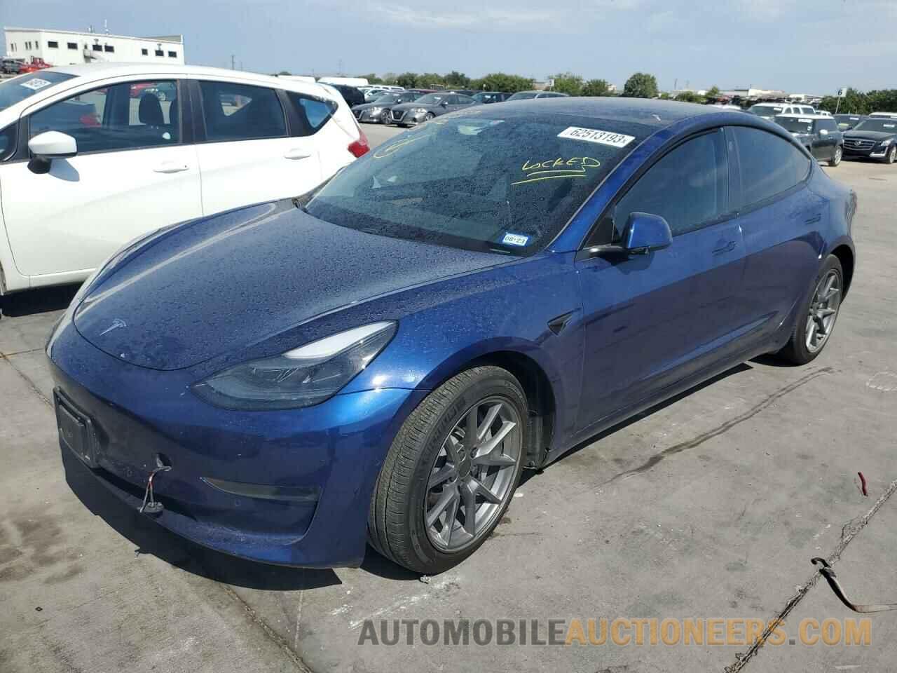 5YJ3E1EA8MF031753 TESLA MODEL 3 2021