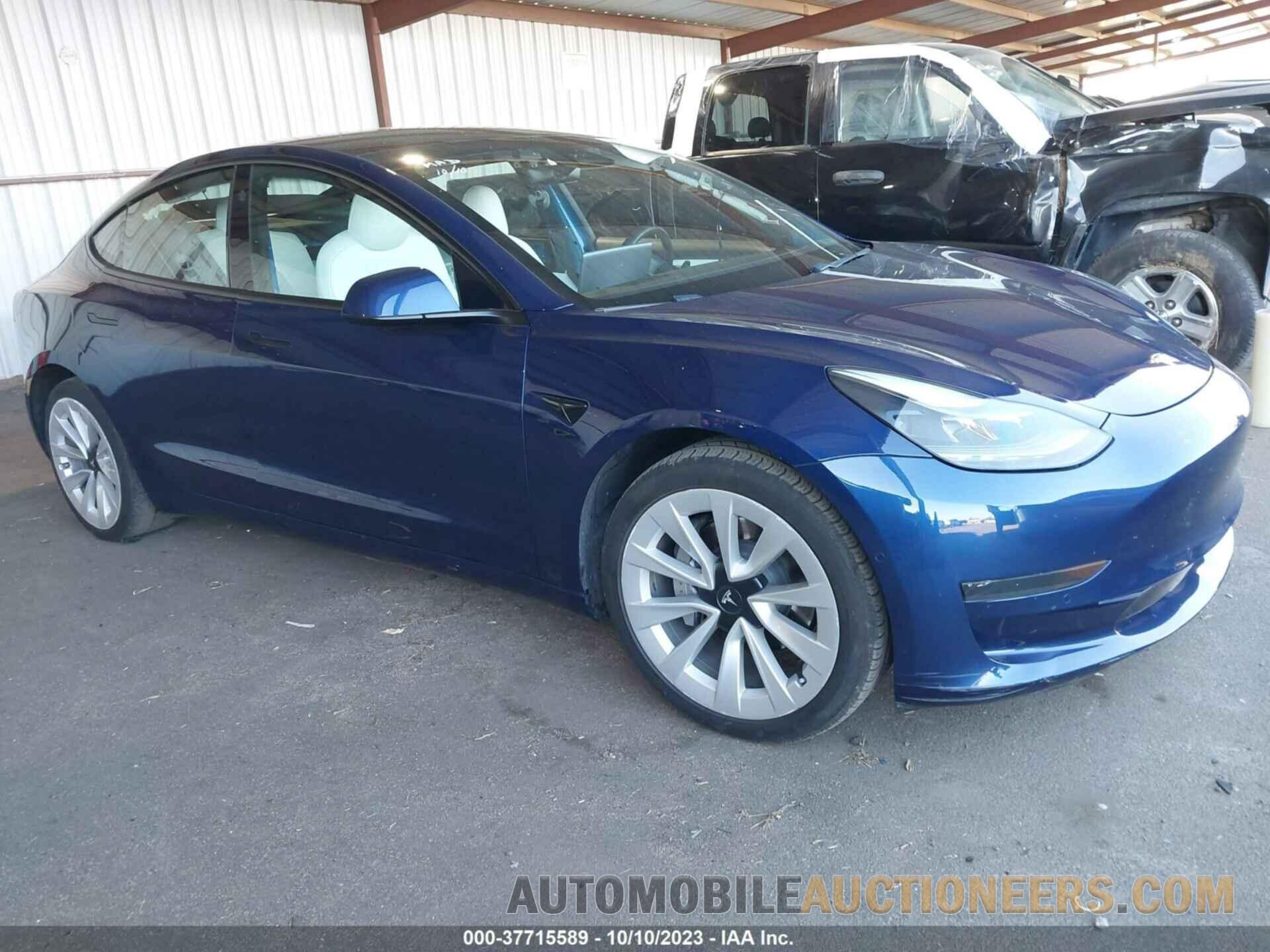 5YJ3E1EA8MF032062 TESLA MODEL 3 2021