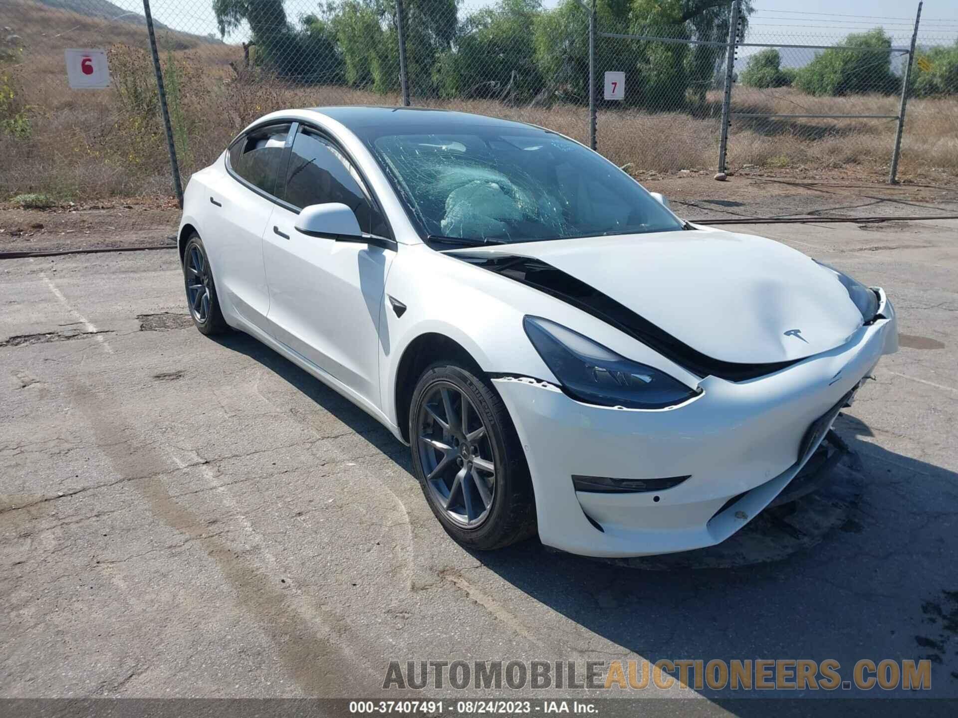 5YJ3E1EA8MF060508 TESLA MODEL 3 2021