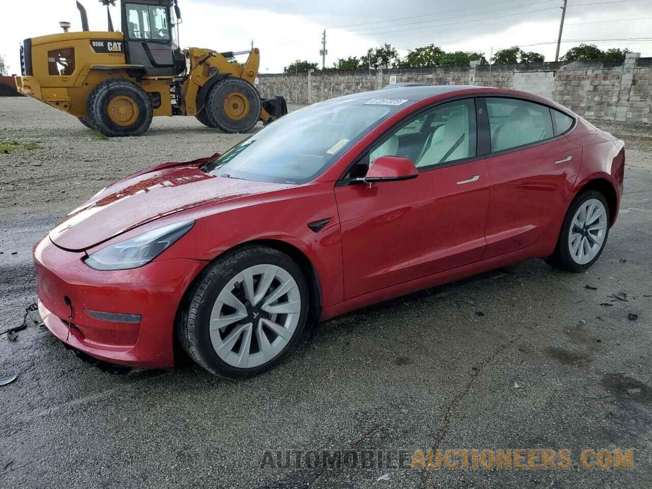 5YJ3E1EA8MF061576 TESLA MODEL 3 2021