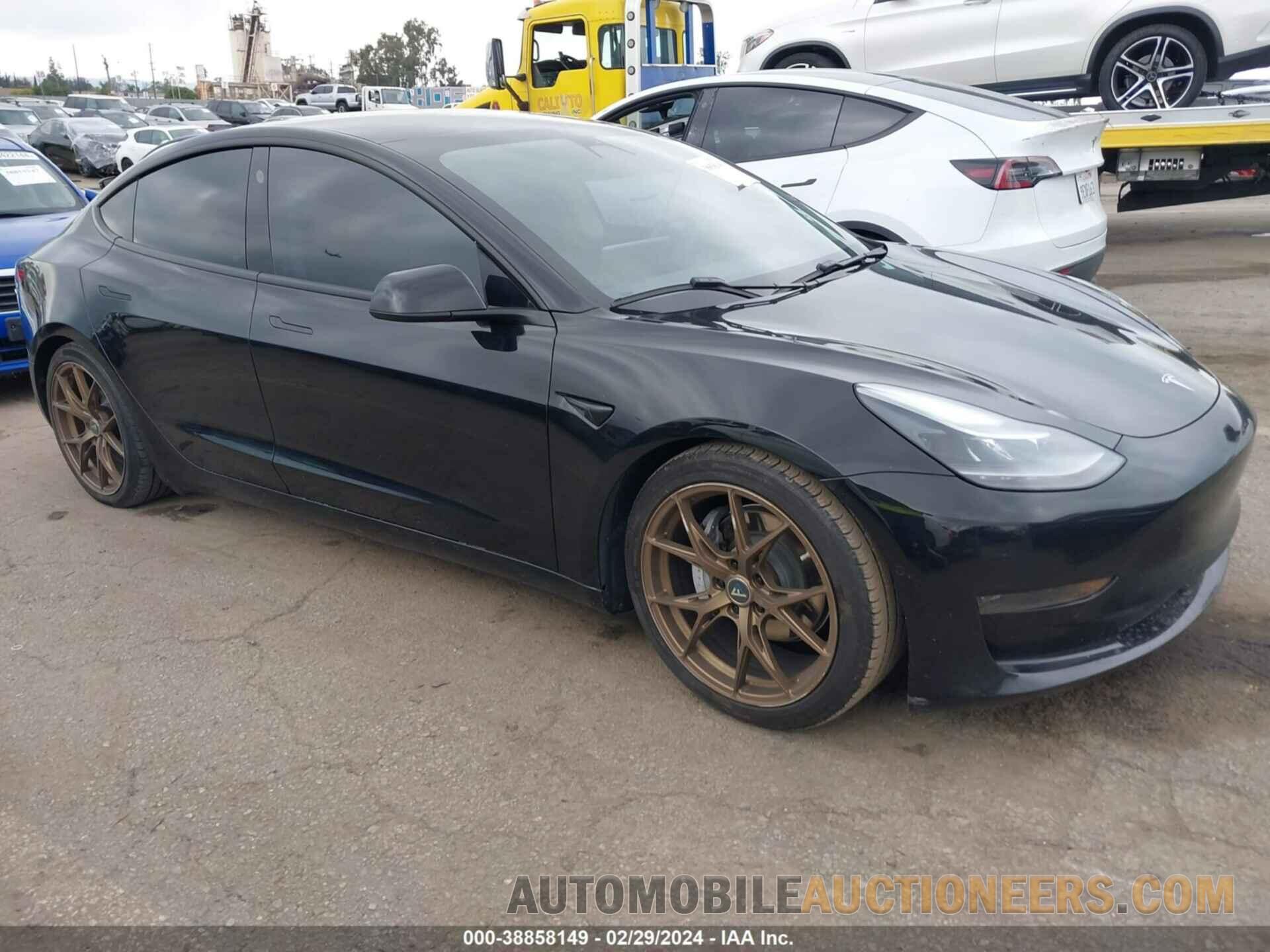 5YJ3E1EA8MF066602 TESLA MODEL 3 2021