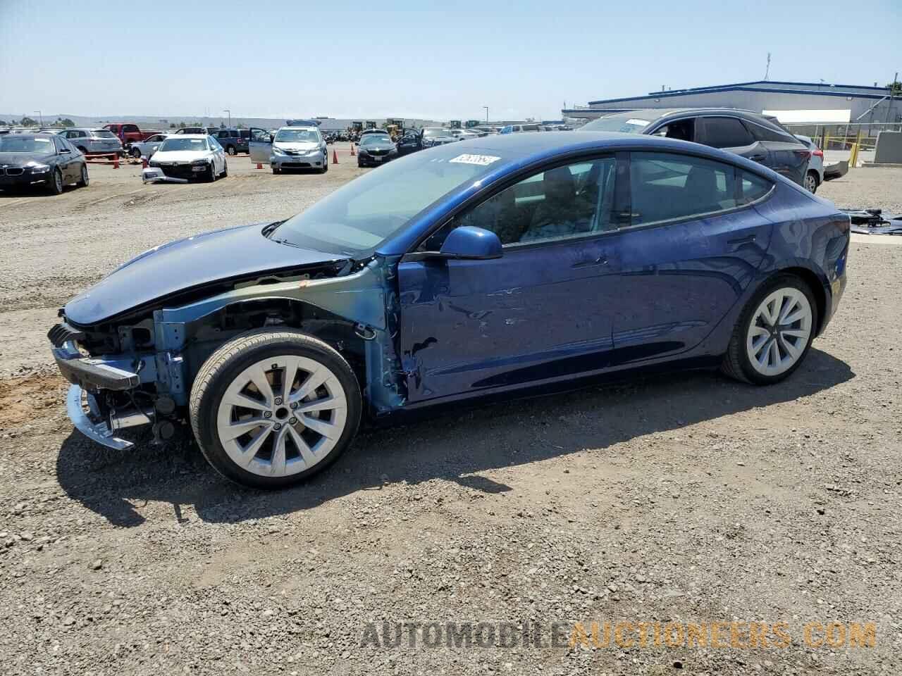 5YJ3E1EA8MF070696 TESLA MODEL 3 2021