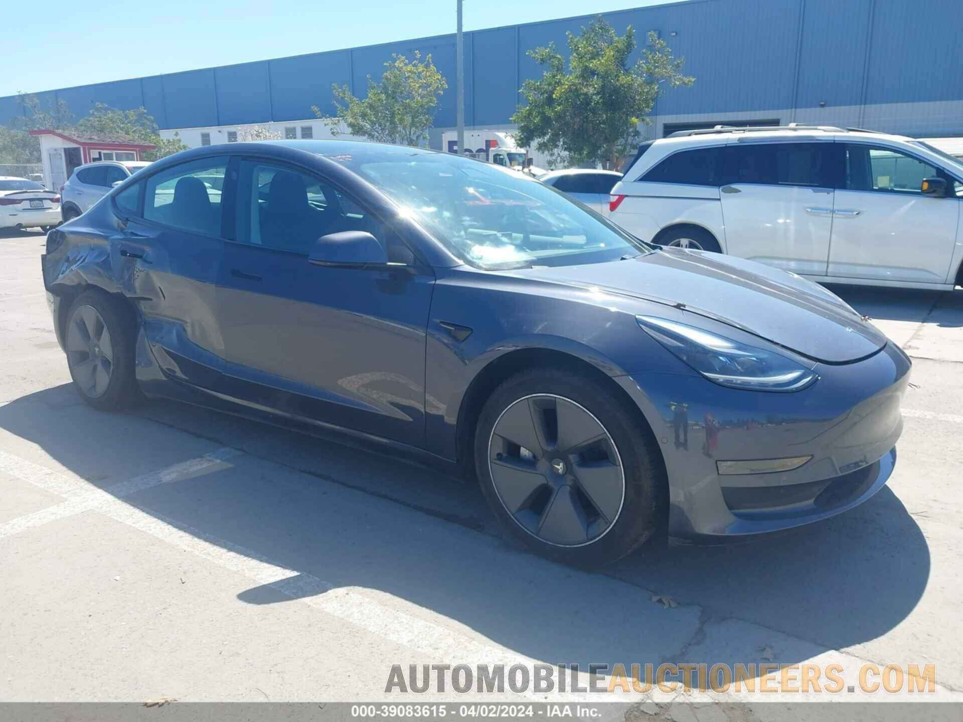 5YJ3E1EA8MF075669 TESLA MODEL 3 2021