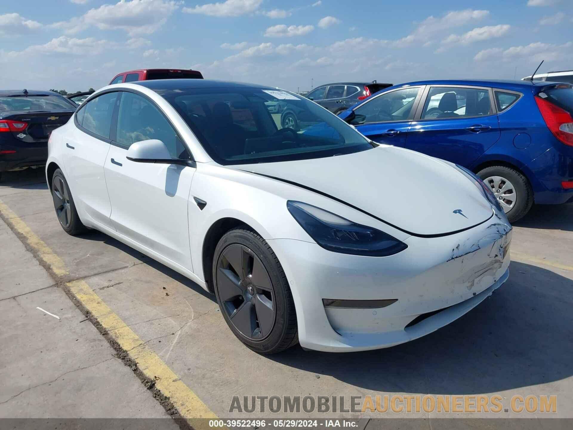 5YJ3E1EA8MF077003 TESLA MODEL 3 2021