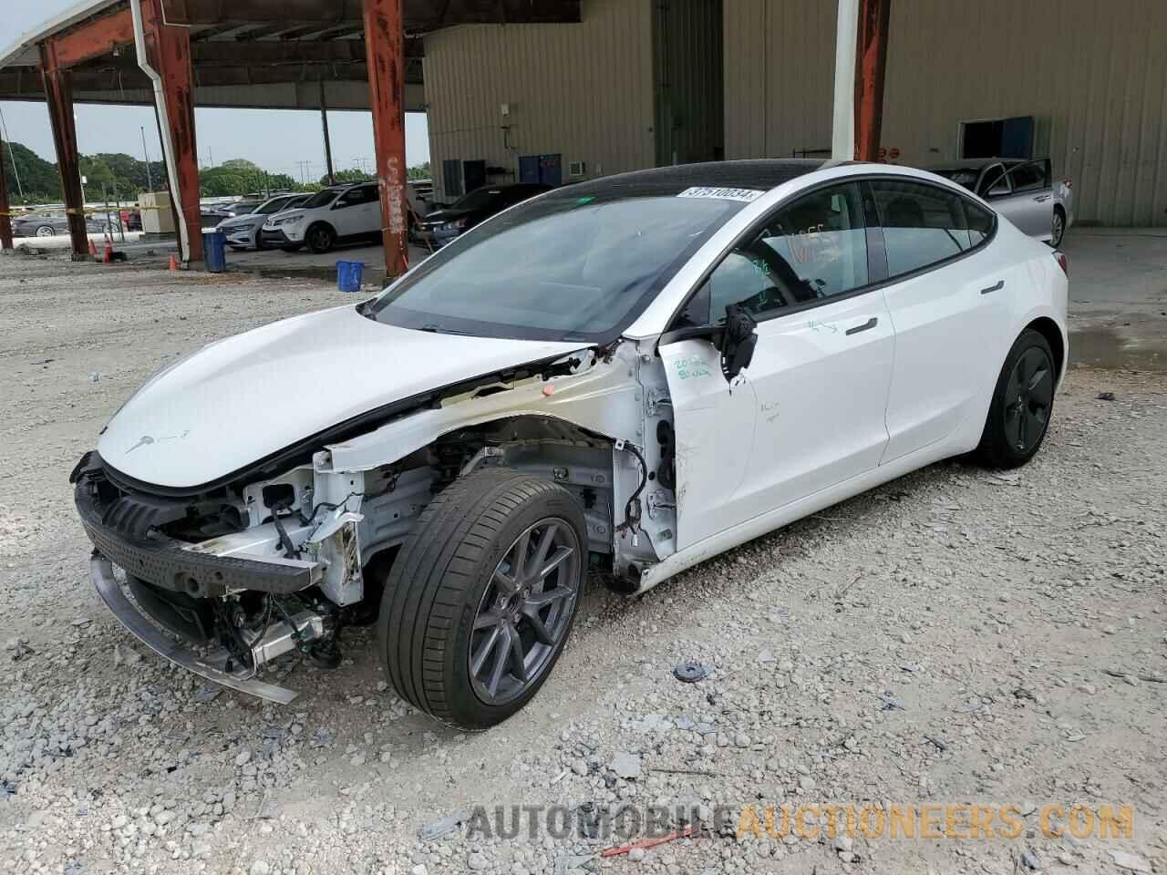 5YJ3E1EA8MF082315 TESLA MODEL 3 2021