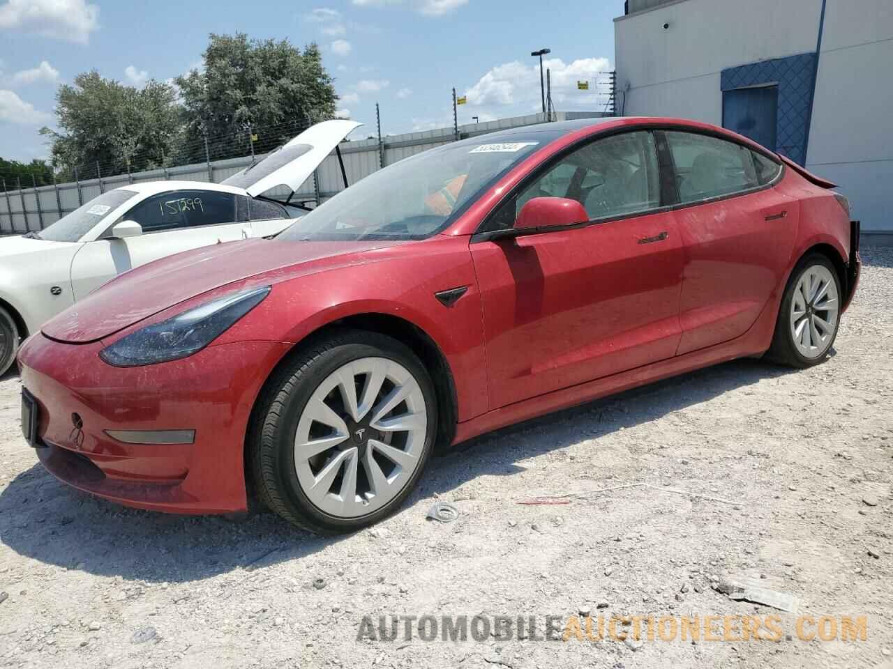 5YJ3E1EA8MF082458 TESLA MODEL 3 2021