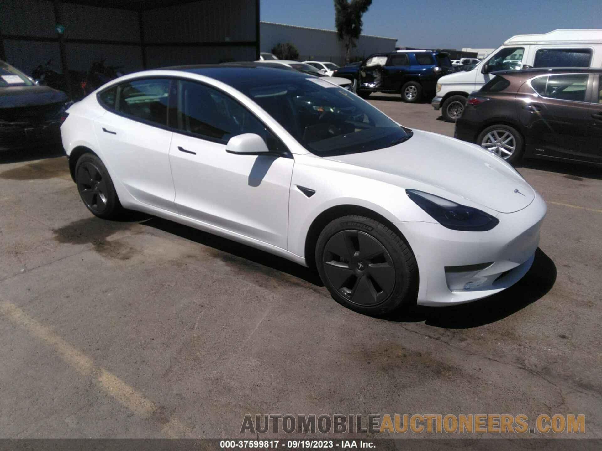 5YJ3E1EA8MF082735 TESLA MODEL 3 2021