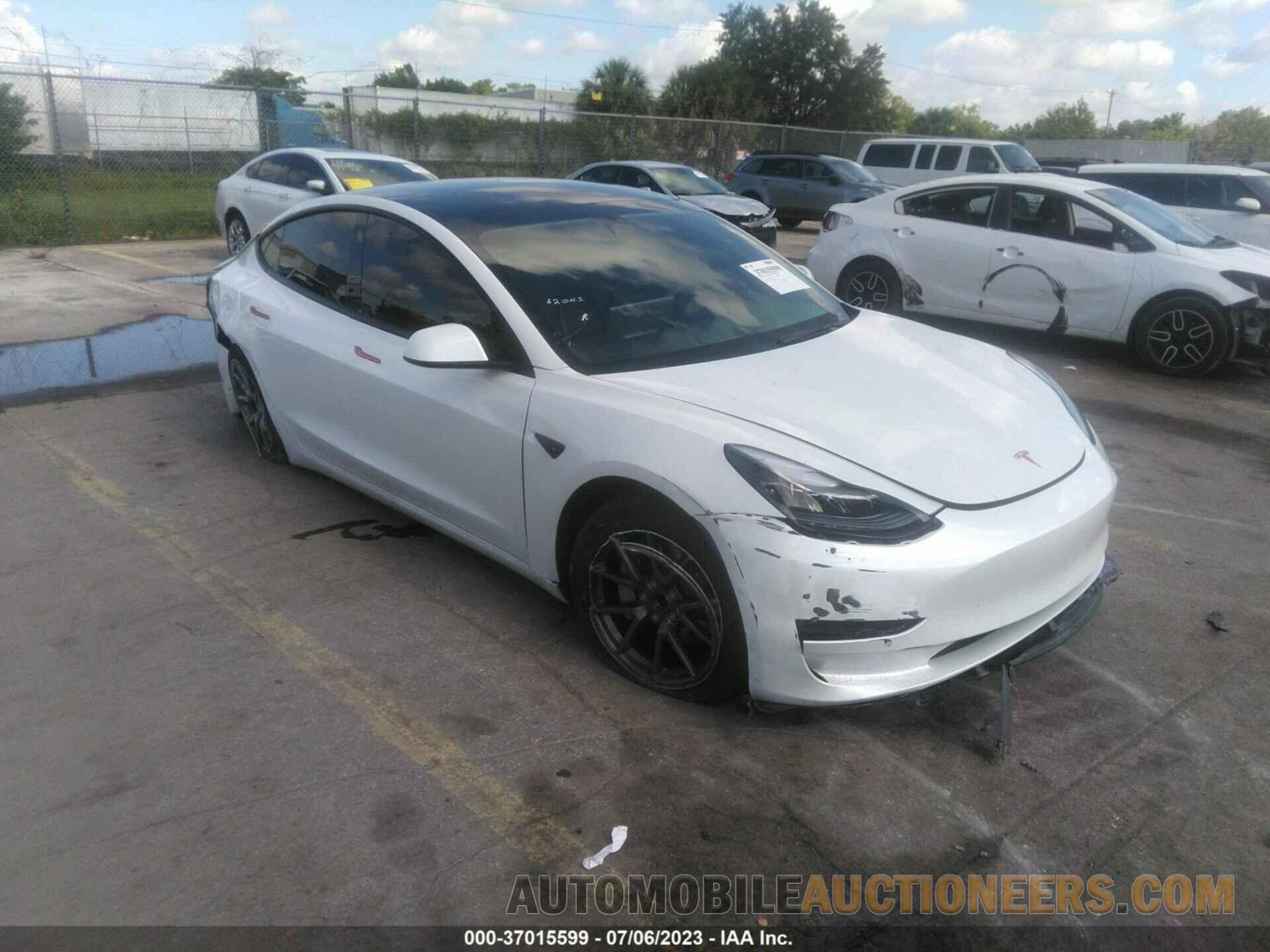 5YJ3E1EA8MF087188 TESLA MODEL 3 2021