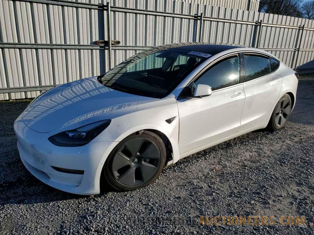 5YJ3E1EA8MF090382 TESLA MODEL 3 2021