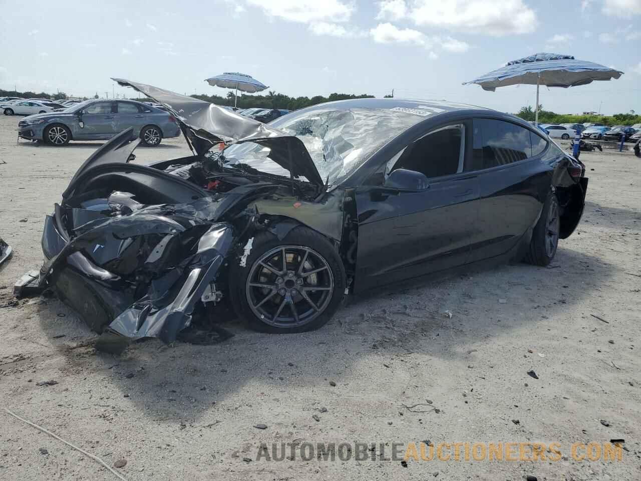 5YJ3E1EA8MF090947 TESLA MODEL 3 2021