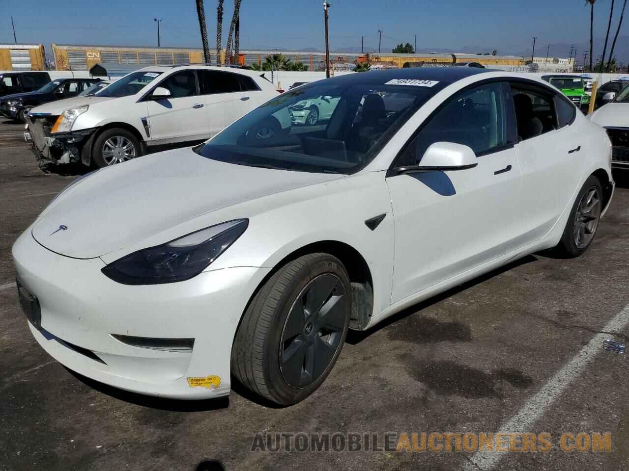 5YJ3E1EA8MF091211 TESLA MODEL 3 2021