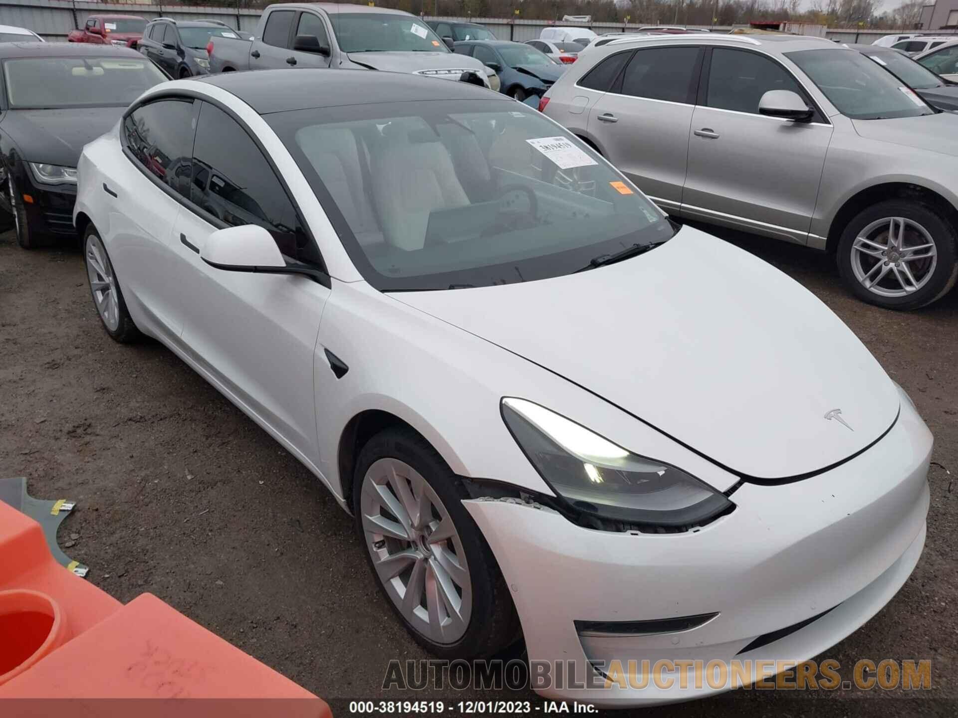 5YJ3E1EA8MF097901 TESLA MODEL 3 2021