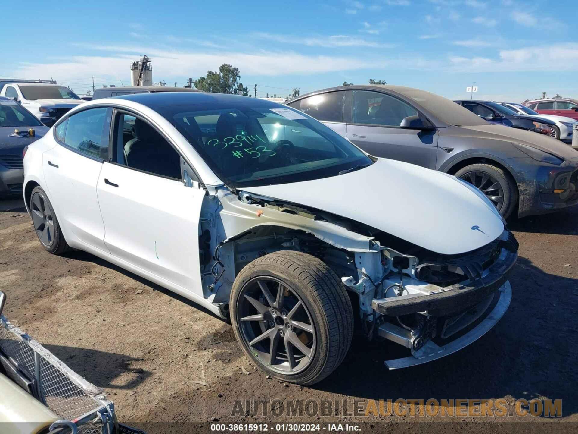 5YJ3E1EA8MF098451 TESLA MODEL 3 2021