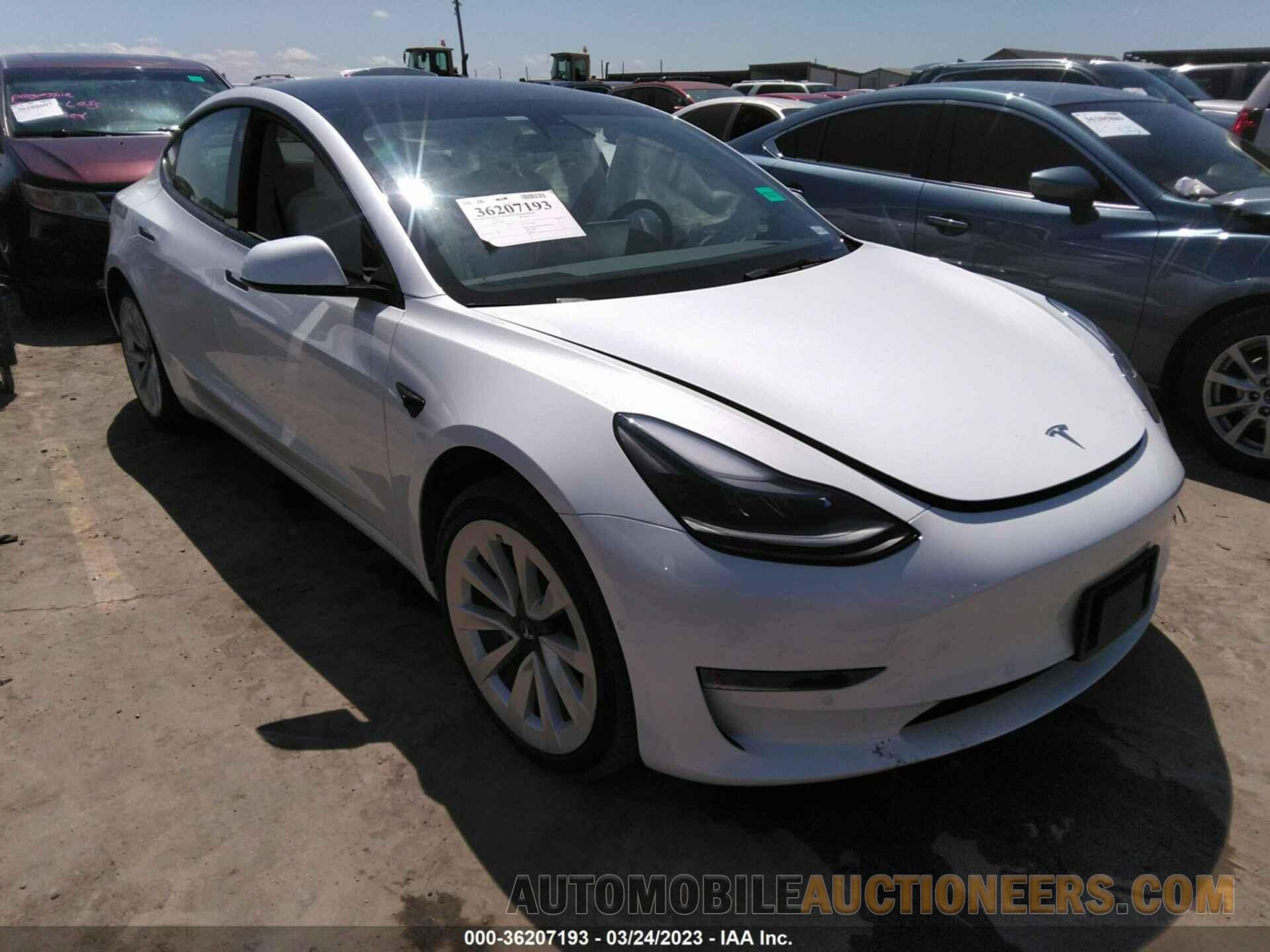 5YJ3E1EA8MF098546 TESLA MODEL 3 2021