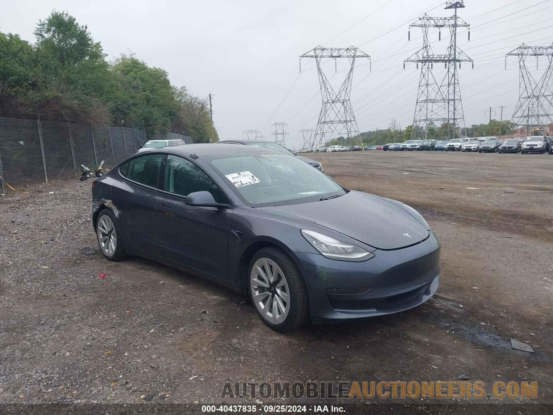 5YJ3E1EA8MF851038 TESLA MODEL 3 2021