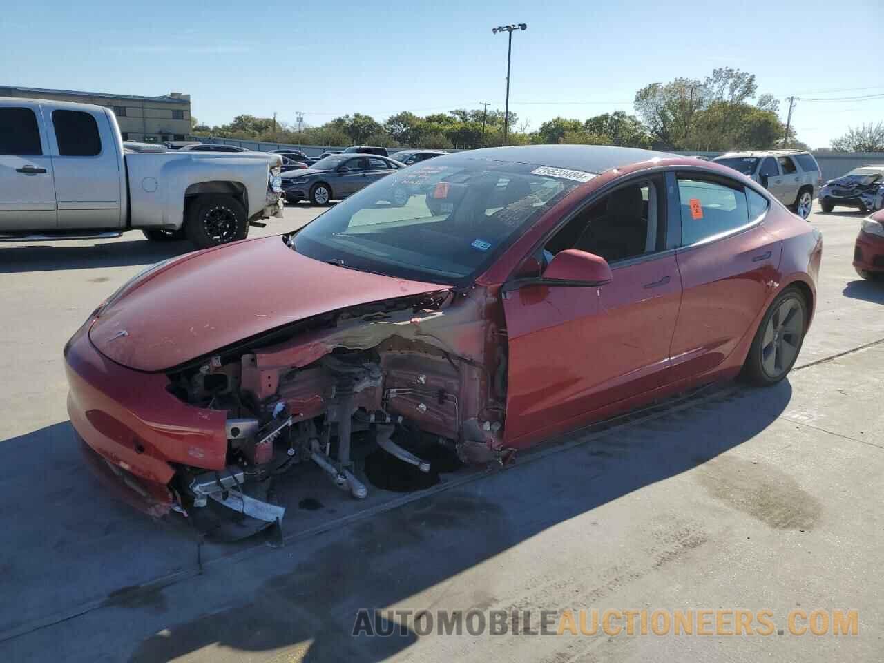 5YJ3E1EA8MF859432 TESLA MODEL 3 2021