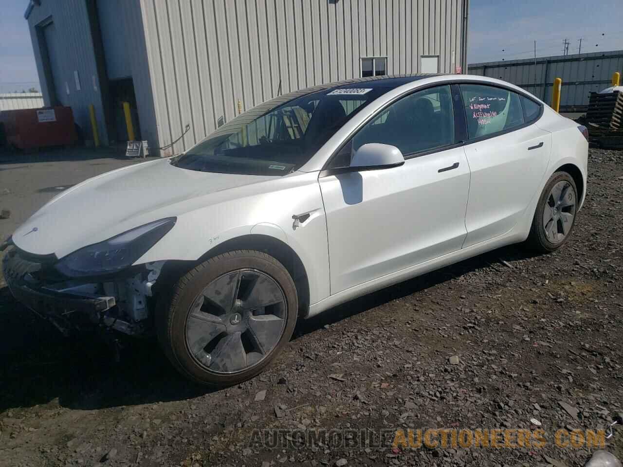 5YJ3E1EA8MF868163 TESLA MODEL 3 2021