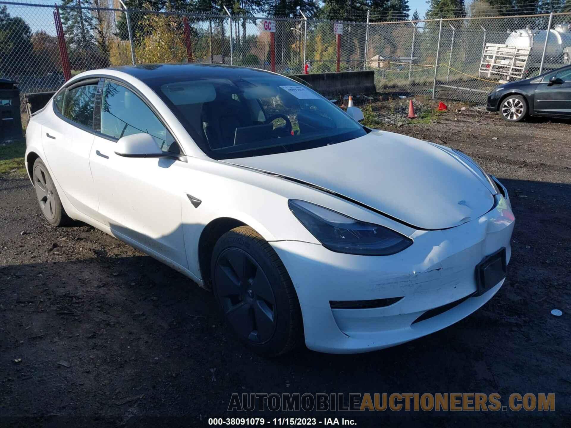 5YJ3E1EA8MF871600 TESLA MODEL 3 2021