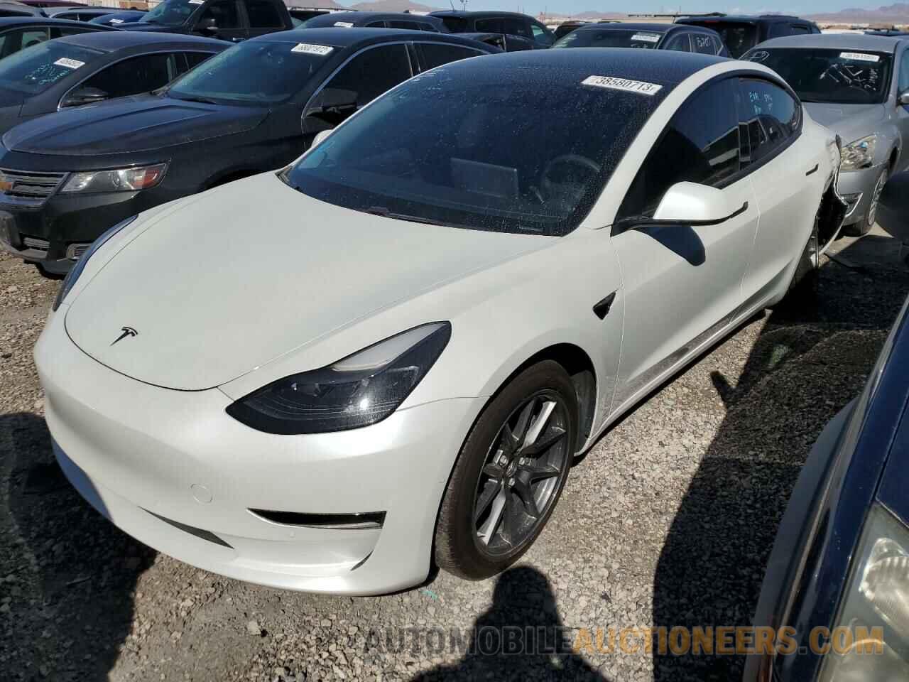 5YJ3E1EA8MF871922 TESLA MODEL 3 2021