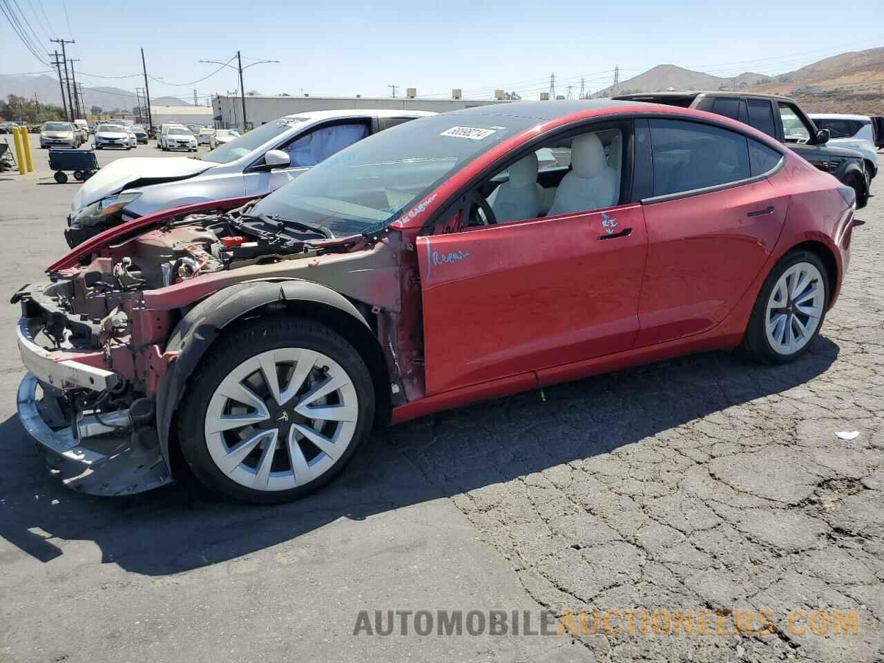 5YJ3E1EA8MF877526 TESLA MODEL 3 2021