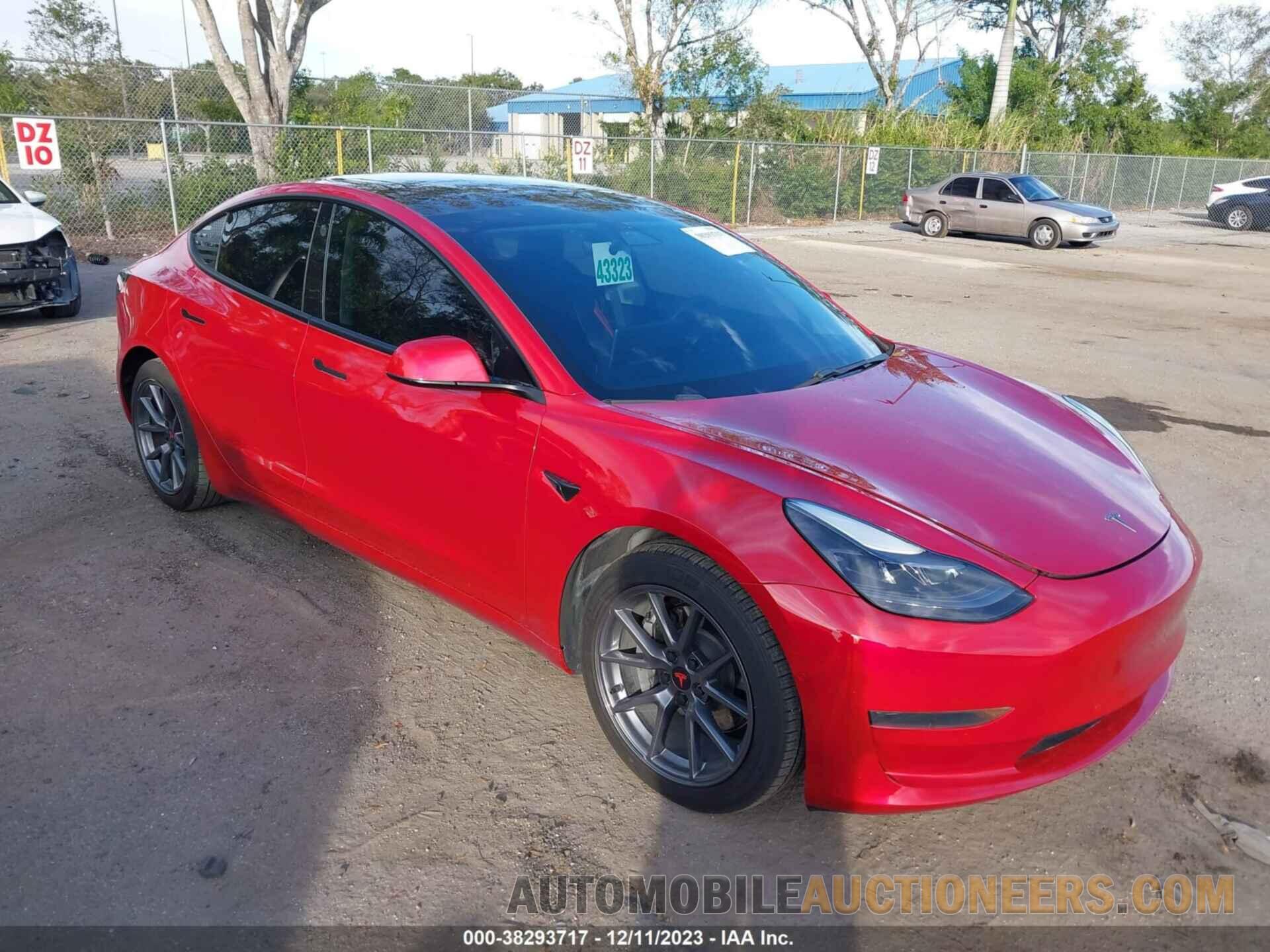 5YJ3E1EA8MF907432 TESLA MODEL 3 2021