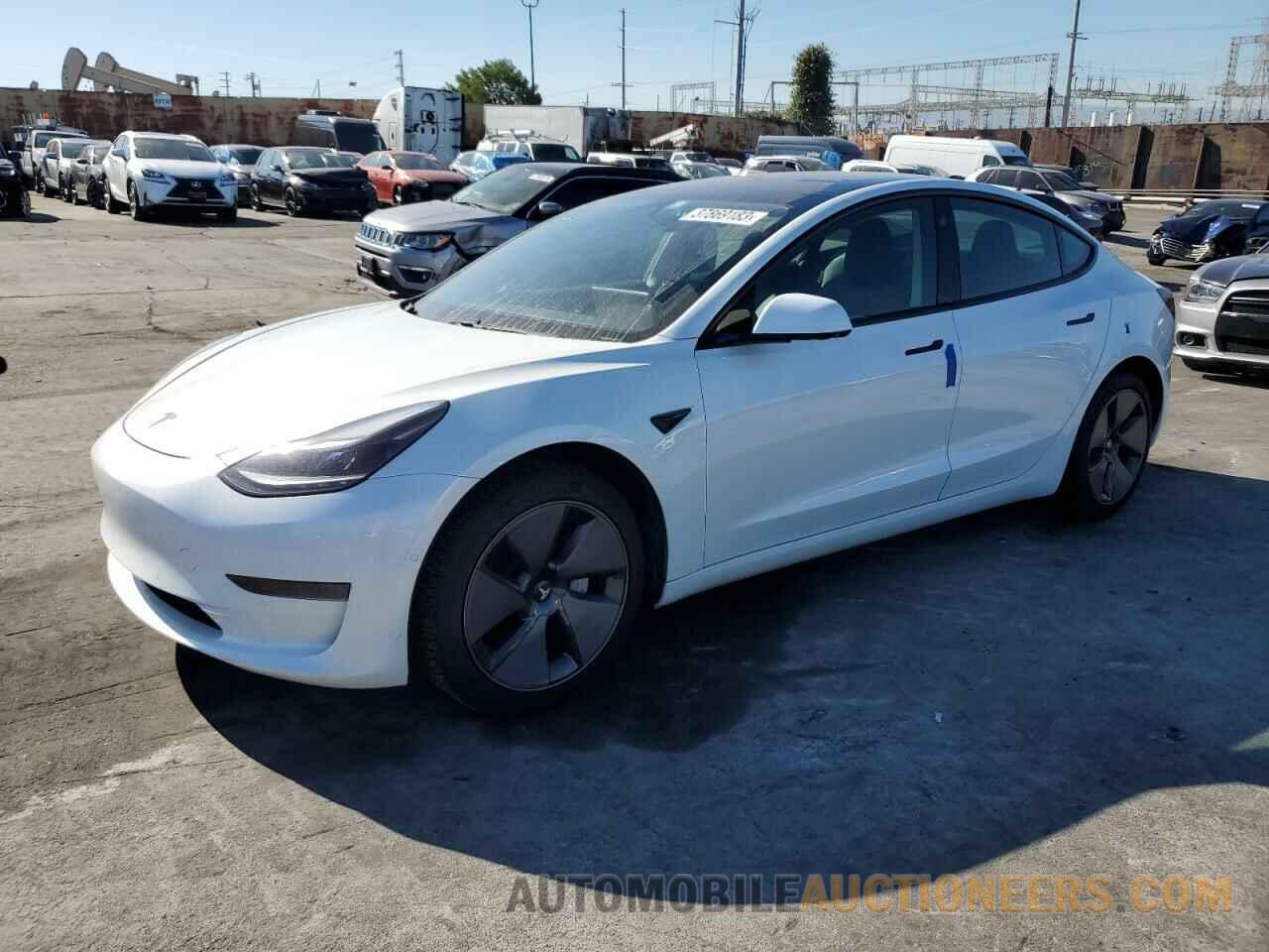 5YJ3E1EA8MF907897 TESLA MODEL 3 2021