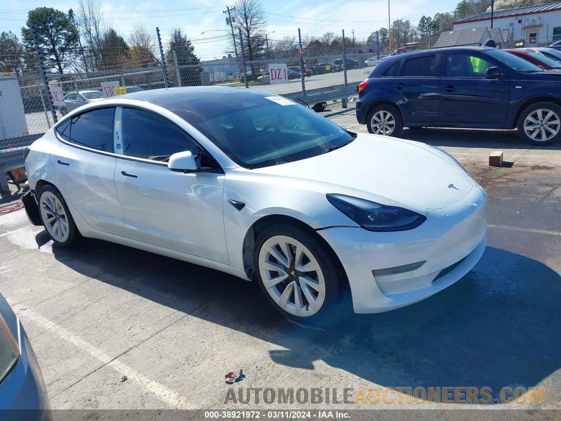 5YJ3E1EA8MF920066 TESLA MODEL 3 2021