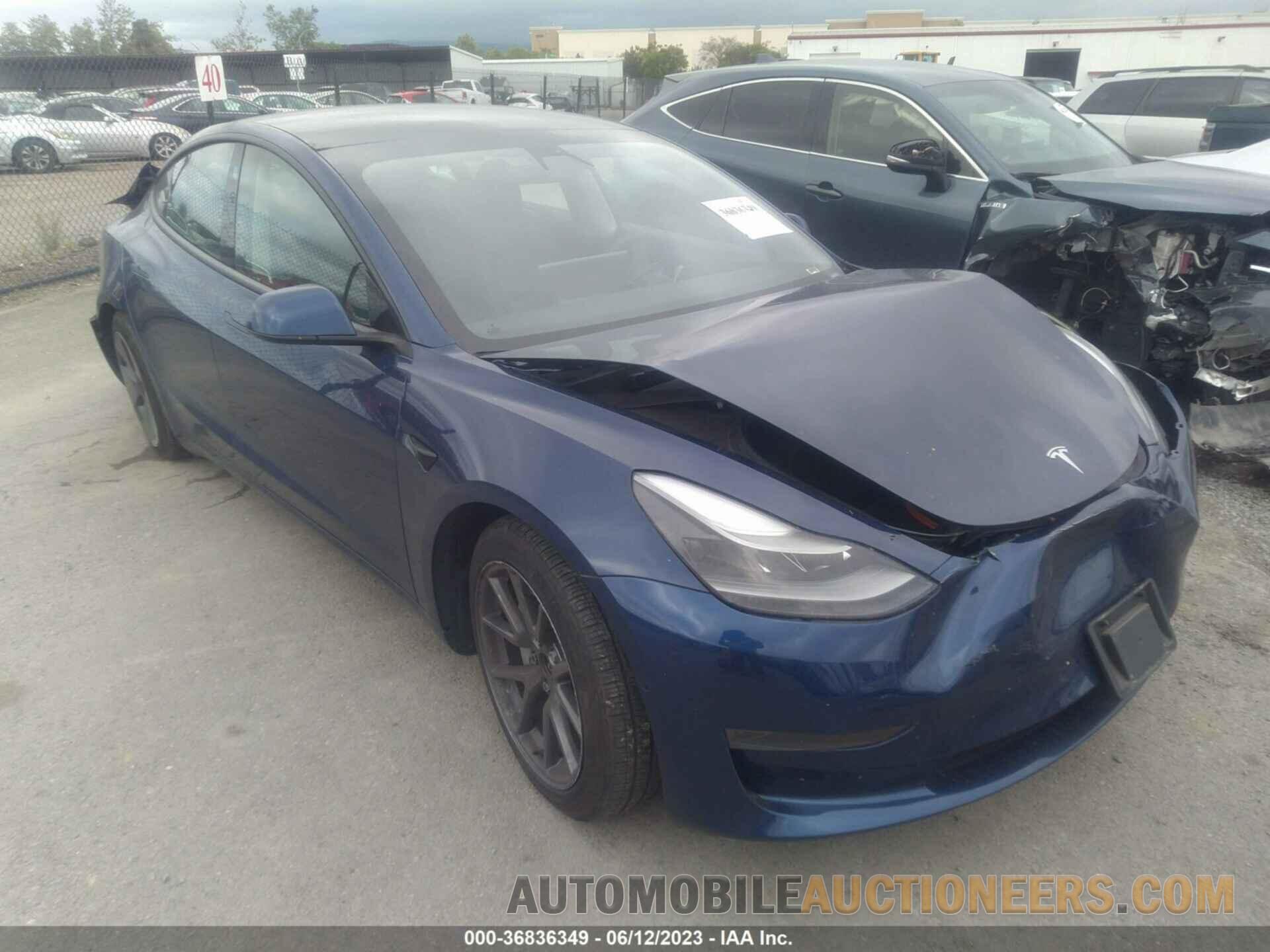 5YJ3E1EA8MF921282 TESLA MODEL 3 2021