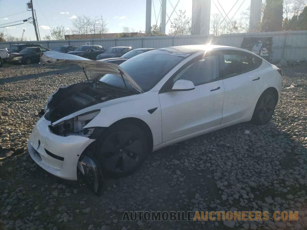 5YJ3E1EA8MF923145 TESLA MODEL 3 2021