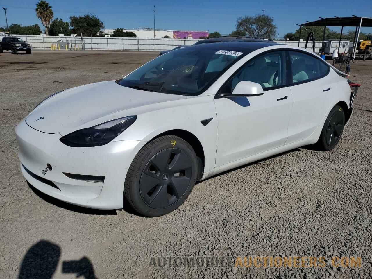 5YJ3E1EA8MF938843 TESLA MODEL 3 2021