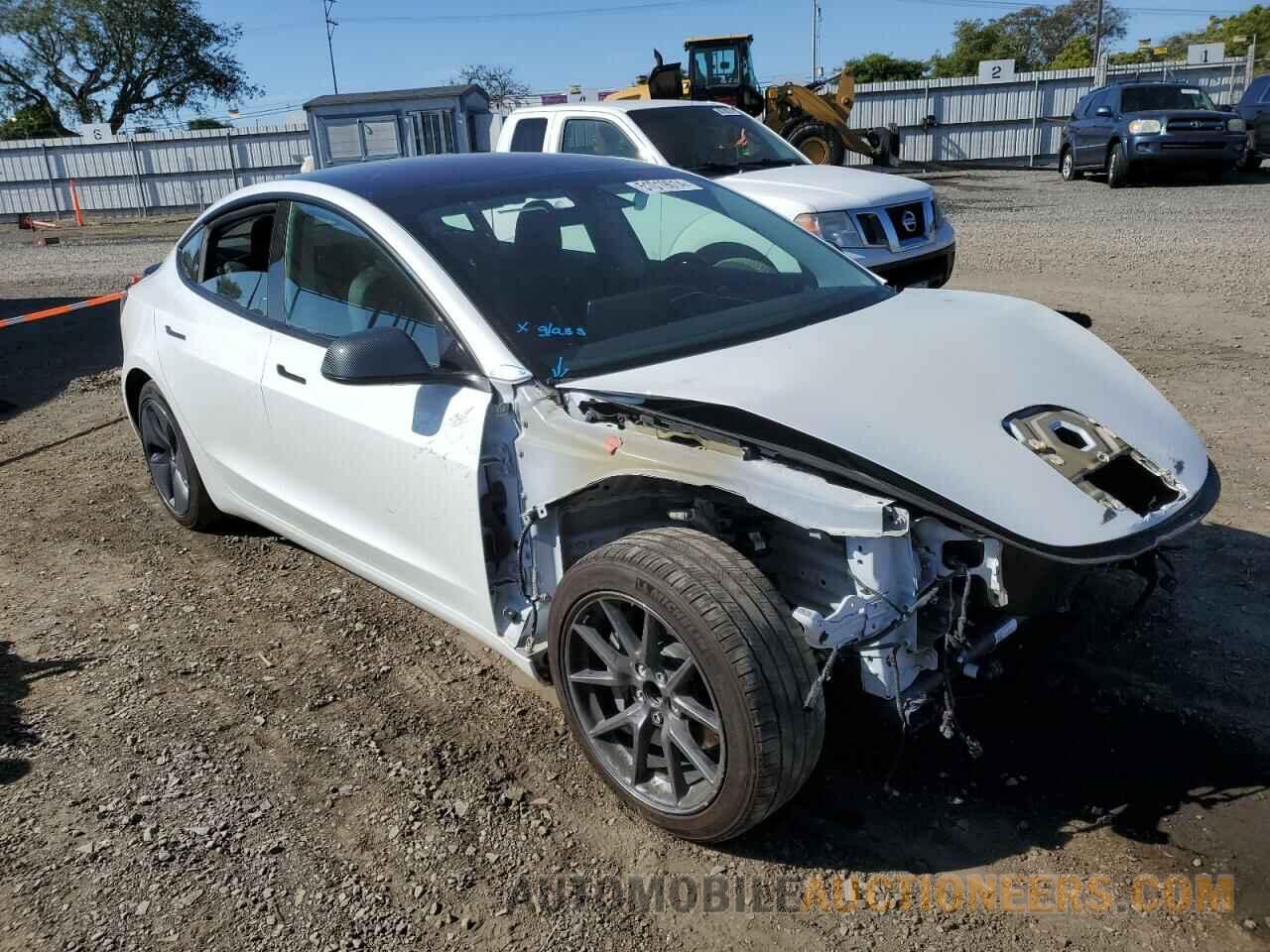 5YJ3E1EA8MF961202 TESLA MODEL 3 2021